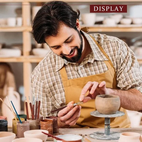 8Pcs Pottery Tools and Supplies for Polymer Basic Wood Ceramics Carving Tool Supplies kit Accessories Artists Modeling Shaping Building for Art&Craft