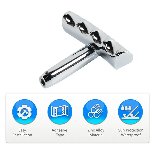 Metal T Handle Gear Shift Knob for Jeep Wrangler JK and Jeep Dodge Charger Challenger Compass, 1.1 Pounds