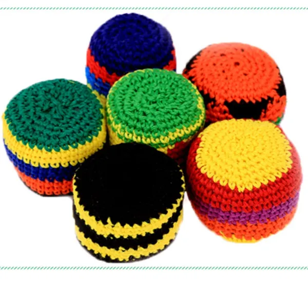 Handmade Footbag Toy Balls Magic Juggling Ball Kid Outdoor Toy Soft BallFYH