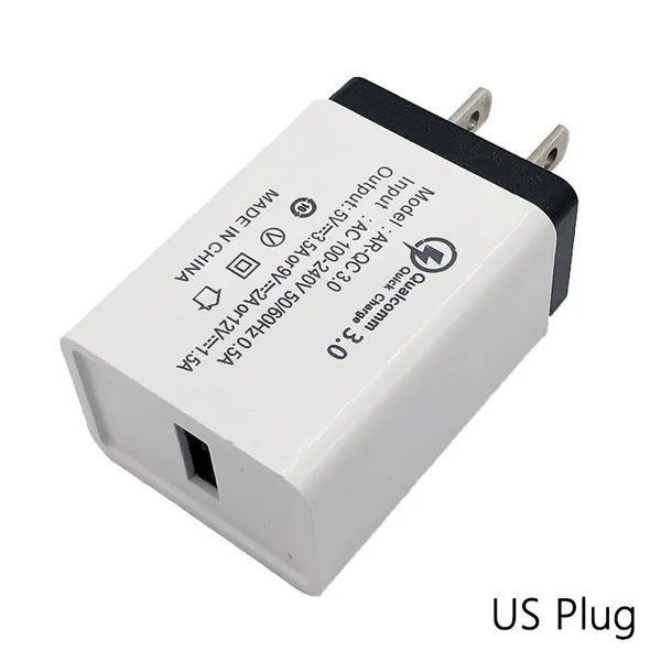 US /EU Usb Wall Charger Fast Charging Phone Charger