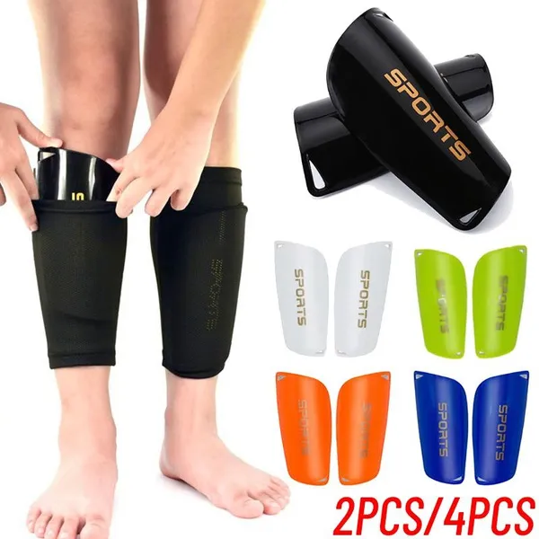 2PCS/4PCS Soccer Shin Guards Pads for Kids Youth Adult Football Leg Protector Outdoor Sport Protective Gear
