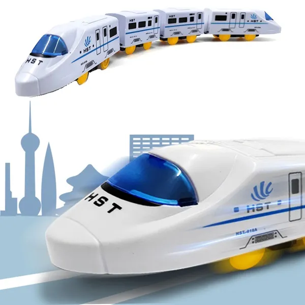 Electric Toy Train Simulation Harmony High-speed Rail Education Toys for Children Kids Christmas Gift UTR