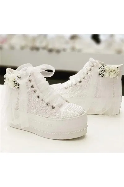 Womens Wedding Bride High Heels Platform Shoes for Woman Ladies Party Evening Dress Shoes Halloween Costume Shoes