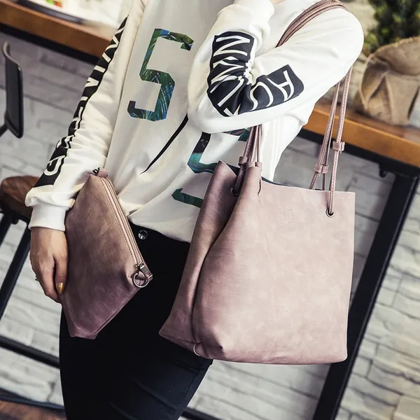 2 Pcsset Women Bags Bucket Bag Crossbody Single Shoulder Bags Totes Handbags