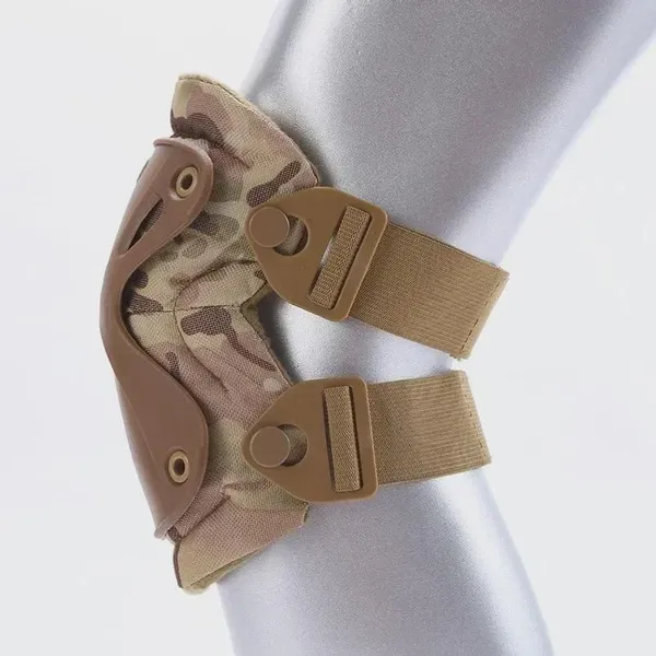 4PCS/1Set Outdoor Tactical Protective Gear Knee Pads Elbow Pads For Outdoor Cycling Mountaineering And Hiking Protection Sports