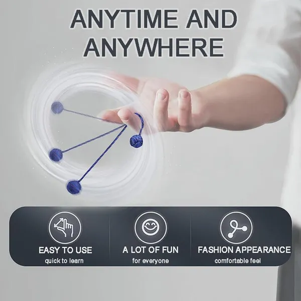 Begleri Fidget Toys Worry Fidget Beads Spin Bump Anxiety Relief Finger Trainting Skill Players Anti-stress Sensory Autism Toys