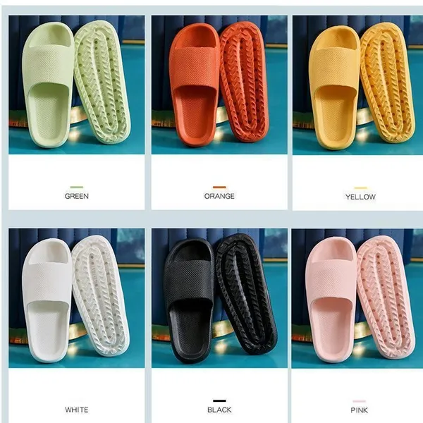 Slippers For Women Men, Super Soft Comfy Indoor Outdoor Slippers ,Summer Beach Sandals, Lightweight Open Toe House Slippers Bathroom Shower Anti-slip Slides Couples Slippers